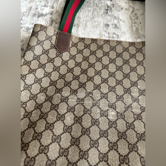 Gucci Vintage Monogram GG Sherry Line Tote Bag - Picture 4 of 11